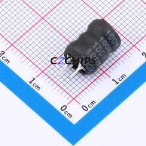 Inductor de Potencia YDPK0810-100K, Componente de Orificio Pasante (THT), D10xL13mm 10uH 10% 3A 33mOhm - Product Image 1