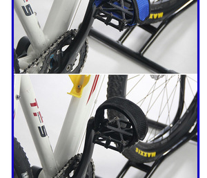 Sangle de pédale de vélo avec crochets et boucles, couvre-pieds de cyclisme, fixation, antidérapant, réglable, bandage de pédale de vélo - Product Image 6