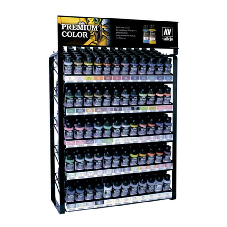 Hot Selling Supermarket Oil Paint Display Stand Metal Display Rack With Custom Logo — view 3