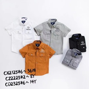 Wholesale Summer Kids Clothing Boys Anti-Shrink Soft 12y <b>Tshirts</b> Kids Color Fade Proof Casual Short Sleeve Boys Shirts - Product Image 4