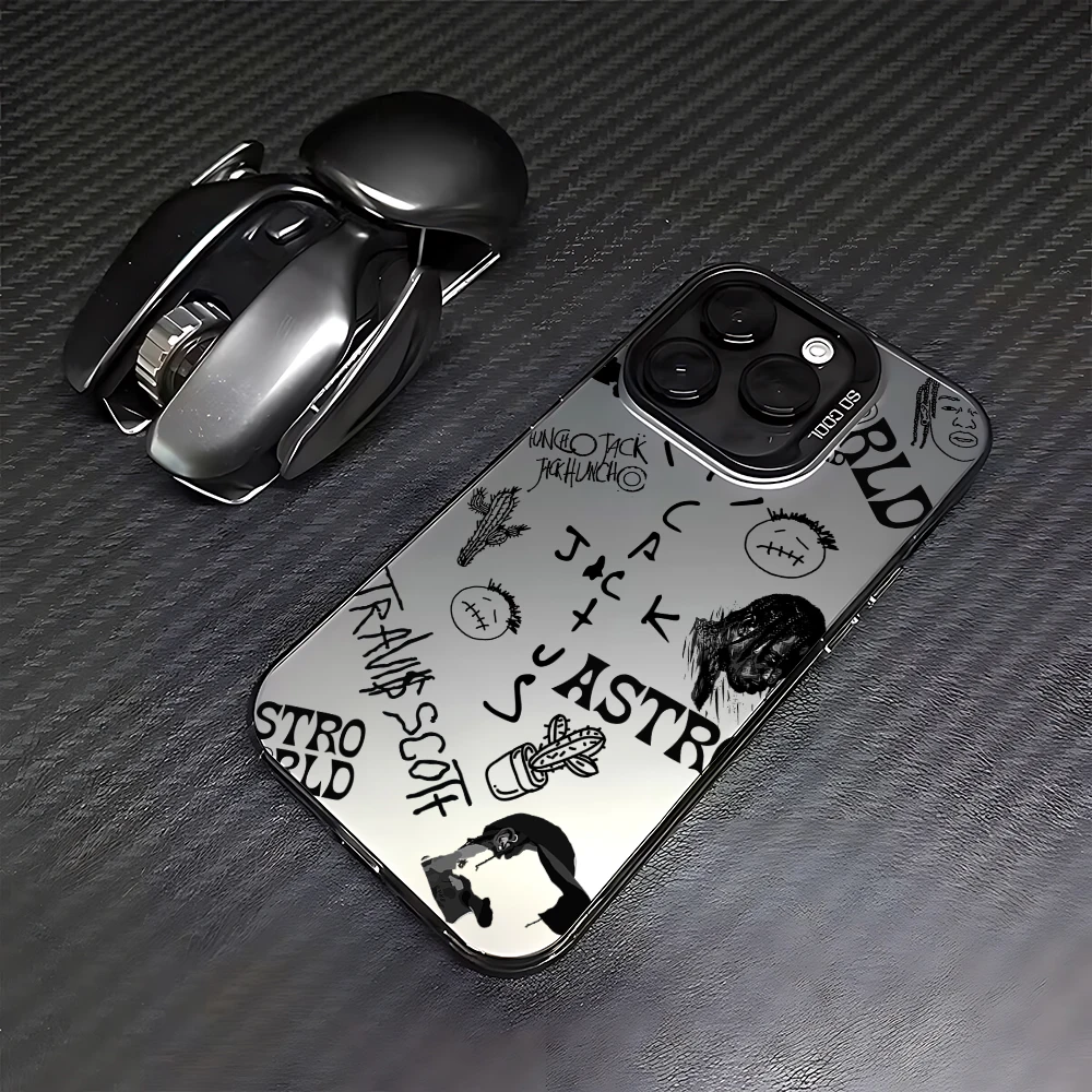 Luxury Travis Scott Cactus Jack Shockproof Phone Case for iPhone  16/15/14/13/12 Pro Max & More - Matte Candy Cover