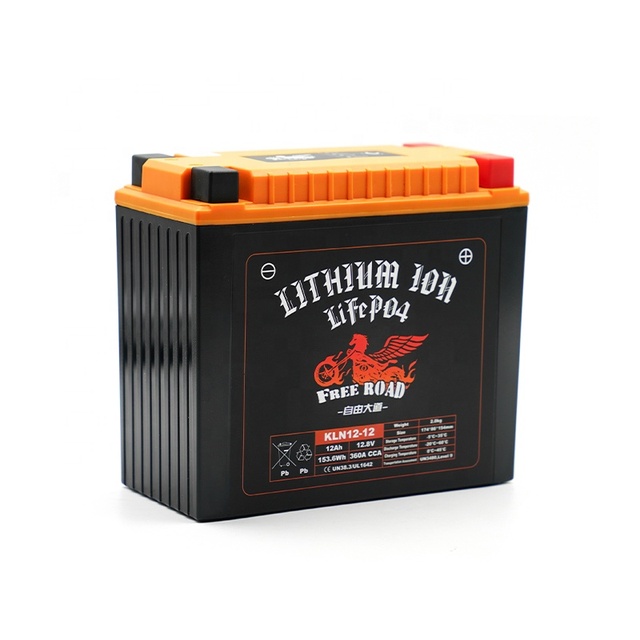 High Performance 12V 8ah 18ah Motorcycle Intelligent Lithium Ion Starting Battery Universal Removable Lifepo4 High Cost