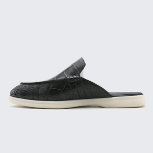 LANCI Produttore di Sandali Personalizzati OEM, Scarpe in Vera Pelle con Design Coccodrillo, <span class=keywords><strong>Mocassini</strong></span> da <span class=keywords><strong>Uomo</strong></span>, <span class=keywords><strong>Pantofole</strong></span> di Lusso - Product Image 6