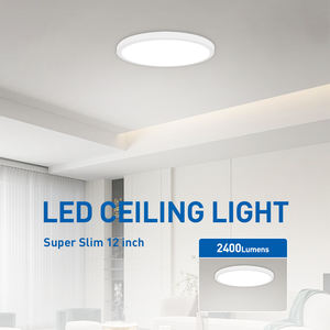 Lámpara de <span class=keywords><strong>Techo</strong></span> Empotrada Redonda de 12 Pulgadas y 24 W, Antideslumbrante, Hermética, con Certificación ETL, 5CCT, Panel Delgado de Montaje Empotrado - Product Image 5