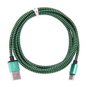 Câble USB-C de type C en tissu de 2 m, câble de synchronisation de données, câble de charge rapide USB vers type C pour <span class=keywords><strong>Xiaomi</strong></span> <span class=keywords><strong>Redmi</strong></span> <span class=keywords><strong>Note</strong></span> <span class=keywords><strong>9</strong></span> Samsung S10 - Product Image 5