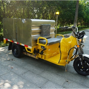 Precio barato 500L carrito de riego 3 ruedas coche lavadora triciclo cisterna de agua triciclo para la venta - Product Image 3