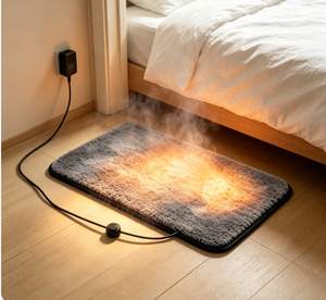 Polyester 24V Electric Drying Foot Mat Non-slip Quick Dry Washable Foldable Bath Mat <b>Over</b>-temperature <b>Protector</b> - Product Image 4