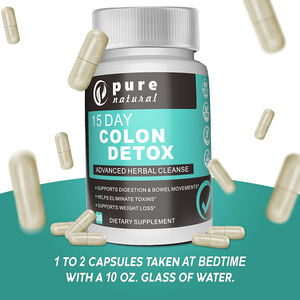 תוספת משקל אובדן בריאות הבטן, 15 יום לנקות קפסולות מרעה, עלה senna - Product Image 4