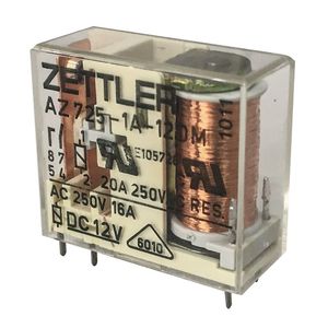 Relé Zettler Az725 1C 6Dm Spst 6V Dc 20A 250V Ac 16A - Product Image 1