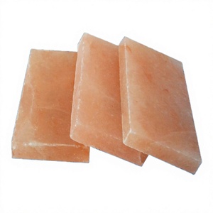 Wholesale 100% Natural Himalayan Salt Cooking Slab Best selling Price Himalayan Salt bricks and Tiles for grilling cooking - Product Image 1
