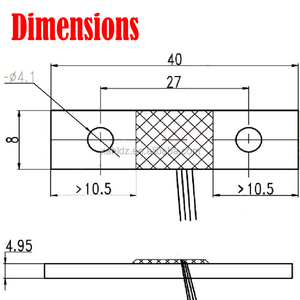 Sensor de Fuerza Digital MLC500 Micro Delgado y Ligero, Celda de Carga de 10 a 40 kg con Montaje de Tornillo - Product Image 6