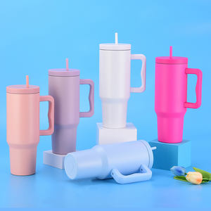 नया डिजाइन 40 औंस स्टेनलेस स्टील वैक्यूम टंबलर ढक्कन और पुआल आइस क्यूब फ्रेंडली लीक-प्रूफ बीपा मुफ्त - Product Image 1