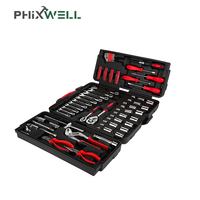 Ensemble d'outils de quincaillerie robuste de 105 pièces, kit d'outils spéciaux pour électriciens, outils de travail manuel pour l'entretien, outils multifonctions pour la maison