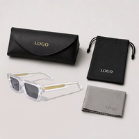 Lunettes de soleil tendance haut de gamme pour hommes et femmes 2026 – Lunettes personnalisées vintage UV400, polarisées, en acétate épais, de créateur