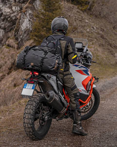 Échantillon gratuit de sacs à bagages pour moto, polyester, amovibles, sac de siège arrière pour le camping, 80L, imperméable, sacoche de selle, glacière de voyage - Product Image 6