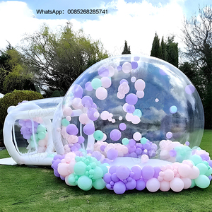 Casa de Brinco Inflable Transparente, Domo de Burbuja Transparente para Niños, PVC/Vinilo, para Fiestas - Product Image 5