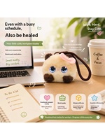 Duoduo Miao AI Smart PP Cotton Filled Plush Bag Charm, une poupée compagnon parlante, interactive, éducative et de soutien émotionnel