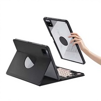 Étui pour tablette Lenovo Tab M11 avec support pour stylet, étui magnétique rotatif détachable en acrylique