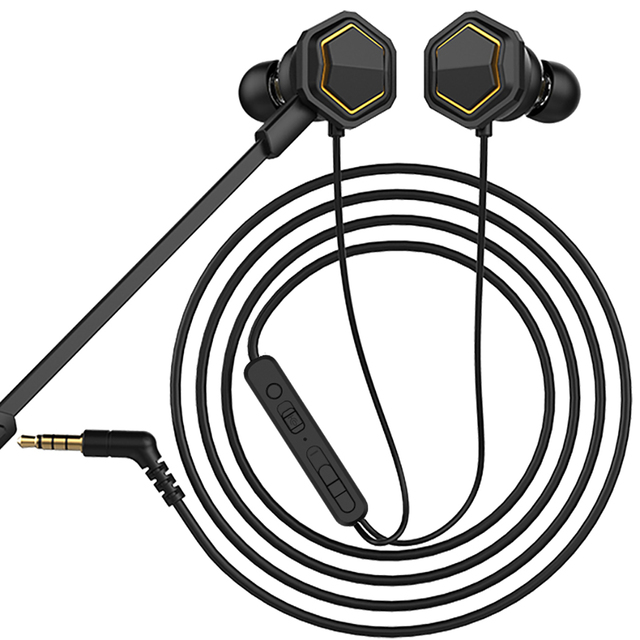 Triple 6mm Dynamic Drivers in Ear Wired Good Quality Gaming Headphones in Earphone & Headphone