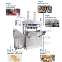 Machine à fabriquer des gobelets à café comestibles ORME, machine automatique commerciale pour faire des gobelets à thé en biscuit comestible