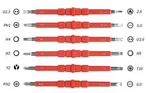 Jeu d'outils multifonctions de 29 tournevis magnétiques isolés à une tête pour électricien - Product Image 4