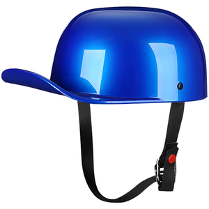 Scooter électrique Casco doublure <span class=keywords><strong>amovible</strong></span> demi-visage <span class=keywords><strong>casque</strong></span> ABS visage ouvert certifié DOT Double D Style nouvel état - Product Image 1