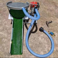 Machine de traitement des minerais en spirale rotative portable pour l'Afrique, moulin à spirale pour l'or