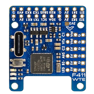 Controlador de Vuelo Matek Mateksys F411-WTE STM32F411 con BEC Integrado, Salida 2-6S ESC 90A, Sensor de Corriente, para Drones de Ala Fija, BMI270 - Product Image 5