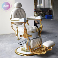 DCM empereur bleu salon de coiffure chaises de rasage hommes salon de coiffure style coiffure chaise de barbier à vendre