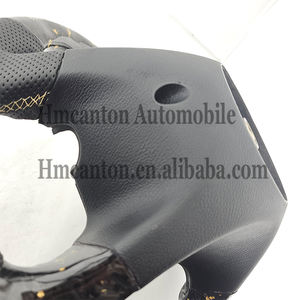 Produits personnalisés en fibre de carbone forgée et cuir perforé pour volant de voiture Mercedes Benz W211 W209 W219 W230 - Product Image 6