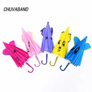 CHUVABAND 12Inch 10k DIY Toys Doll Animal Pattern Umbrella Gift Toys Kids Lovely Children Design Panda Tiger Cartoon Umbrella