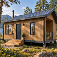 Villa en bois préfabriquée en forme de A, écologique, entièrement meublée, prix d'usine, pour habitation