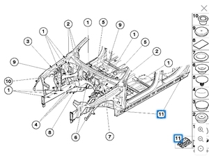 51717065919; para <span class=keywords><strong>BMW</strong></span> 7 Series 5 Series 3 Series X3 X4 <span class=keywords><strong>X5</strong></span> Plataforma elevadora Pieza <span class=keywords><strong>de</strong></span> posicionamiento - Product Image 6