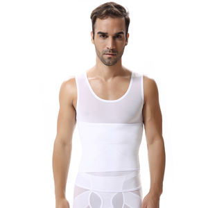 Slimming Vest Body Shaper für Men Mesh Abdomen Thermo Tummy Shaperwear Waist Sweat <span class=keywords><strong>Corset</strong></span> mit Control Belly gürtel Tops - Product Image 3