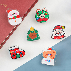 Carpeta de plástico PP con diseño navideño, para estudiantes, pequeña, para guardar regalos, mensajes y decoración, venta al por mayor - Product Image 3