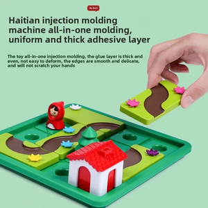 Caperucita Roja inteligente Hide & Seek <span class=keywords><strong>juego</strong></span> <span class=keywords><strong>de</strong></span> <span class=keywords><strong>mesa</strong></span> plástico construcción <span class=keywords><strong>de</strong></span> habilidades rompecabezas lógica IQ juguete <span class=keywords><strong>de</strong></span> entrenamiento regalo para niños - Product Image 4