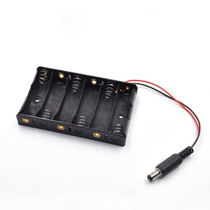 Caja de soporte de batería 6X AA con <span class=keywords><strong>conector</strong></span> DC - Product Image 1