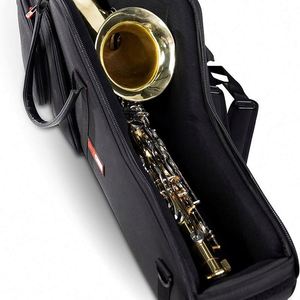 โรงงานผลิตกระเป๋าแซกโซโฟน BSCI Alto Saxophone Bag ขายตรงจากโรงงาน ผลิตจากโพลีเอสเตอร์ 1200D บุหนา 15 มม. กระเป๋าเป้สะพายหลังแบบนุ่มสำหรับใส่แซกโซโฟน - Product Image 4