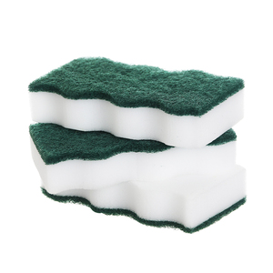 Esponja <span class=keywords><strong>de</strong></span> limpieza nano en forma <span class=keywords><strong>de</strong></span> onda con estropajo, borrador <span class=keywords><strong>de</strong></span> limpieza mágico súper duradero, estropajo doméstico, esponja para limpiar - Product Image 2