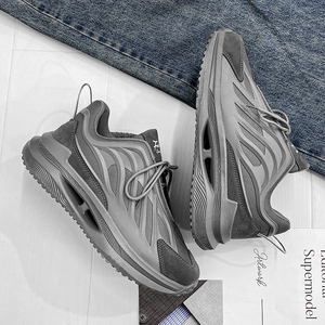 Chaussures décontractées pour hommes de haute qualité, respirantes, en tissu mesh, semelle élastique, confortables pour la marche, grandes tailles, été - Product Image 5