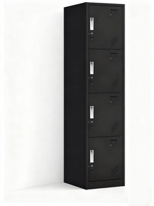 Einzel-Tür Modernes Design Metall-Fitness-Schrank Praktisches Wohnmöbel Kleidungsaufbewahrungsschrank Wohnheim-Aufbewahrungsschrank - Product Image 1