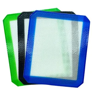Tappetini da forno antiaderenti in silicone a forma di rettangolo, logo personalizzato con pad colorato