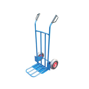 Carro de Almacén Manual HT1893 de Acero 1200x560x670mm con 2 Ruedas, Resistente para Manejo de Ropa y Carga - Product Image 4
