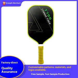 Raquette de pickleball Ksitig Clod Cut Black 10,5 mm d'épaisseur, durable, compétition, texture en fibre de carbone 3D, surface mate rugueuse, tissu - Product Image 2