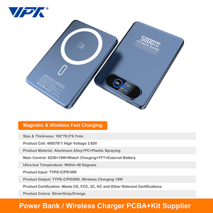 พาวเวอร์แบงค์ควบคุมอุณหภูมิ ป้องกันหลายระดับ ความจุ 10000mAh หน้าจอ TFT แม่เหล็ก ชาร์จไร้สาย 15W ชาร์จเร็ว 20W PD ชาร์จนาฬิกาได้ฟรี - Product Image 6