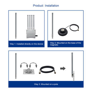 Antena LoRa de 4dBi y 915MHz, de Fibra de Vidrio, Polarización Vertical, Omnidireccional, Tipo N Hembra, Montaje con Tornillo, DS01 <span class=keywords><strong>Aurara</strong></span> Yu para Dispositivos Inteligentes - Product Image 3