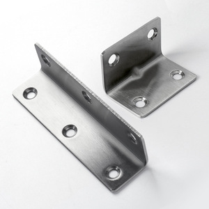JINNATE Stainless Steel L-Shaped Angle Bracket 90 Degree Furniture Connector Reinforced Support Bracket For Shelf And Cabinet - Product Image 3