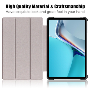 Slim MagneticTrifold Stand PU Funda de cuero Smart Cover Shell para <span class=keywords><strong>Huawei</strong></span> <span class=keywords><strong>MatePad</strong></span> <span class=keywords><strong>11</strong></span> <span class=keywords><strong>2021</strong></span> - Product Image 3