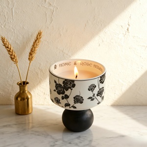 Velas Aromáticas Personalizadas al por Mayor, Calidad Premium, Fragancia Duradera, Vela Aromática de Cerámica, Vela Aromática de Cera de Soja Natural - Product Image 2