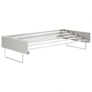 Séchoir à linge vertical pliable en métal pour extérieur, support mural de rangement, design gain de place pour ranger les vêtements d'enfants - Product Image 2